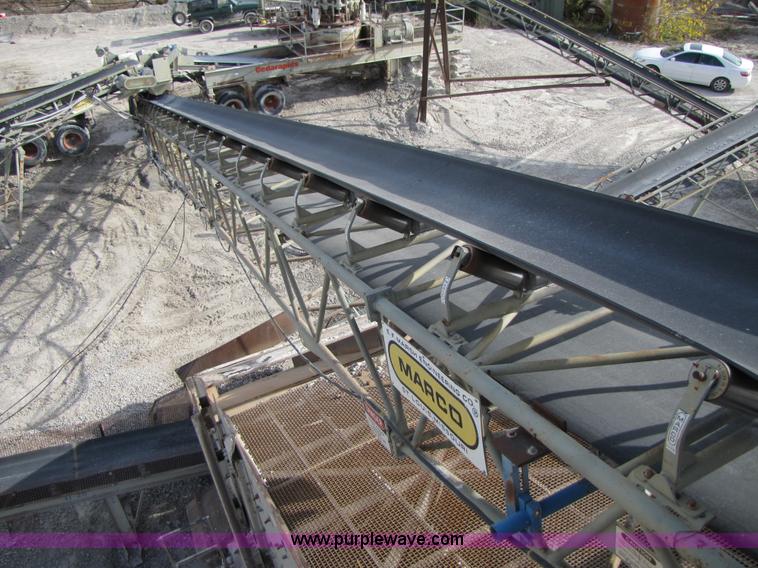 image for item B2028 1995 Marco 36" x 80' stationary conveyor