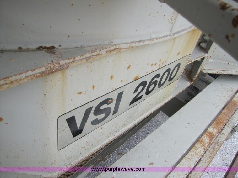 image for item B2030 1998 Cedarapids VSI 2600 portable vertical shaft impact crusher