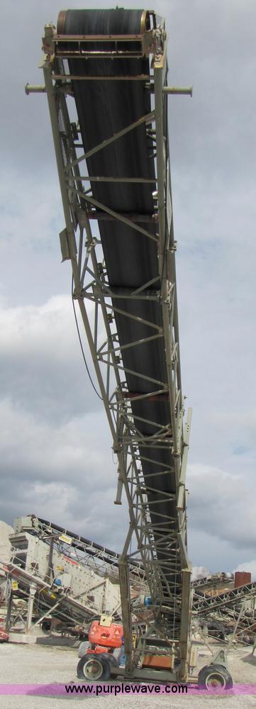 image for item B2036 1995 Marco 30" x 120' portable radial stacking conveyor