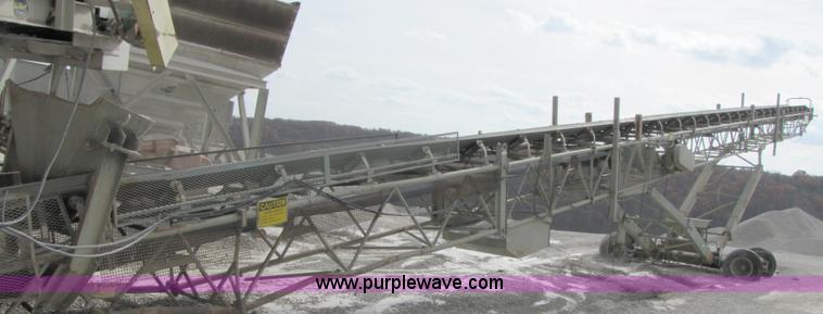 image for item B2036 1995 Marco 30" x 120' portable radial stacking conveyor