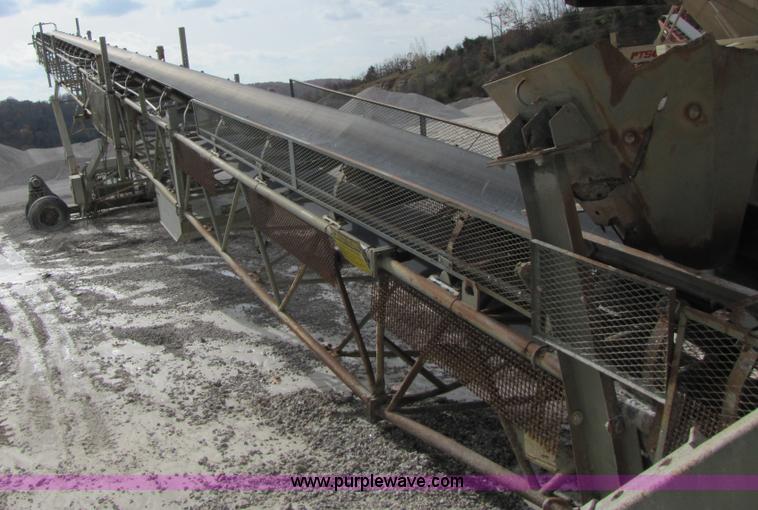 image for item B2036 1995 Marco 30" x 120' portable radial stacking conveyor