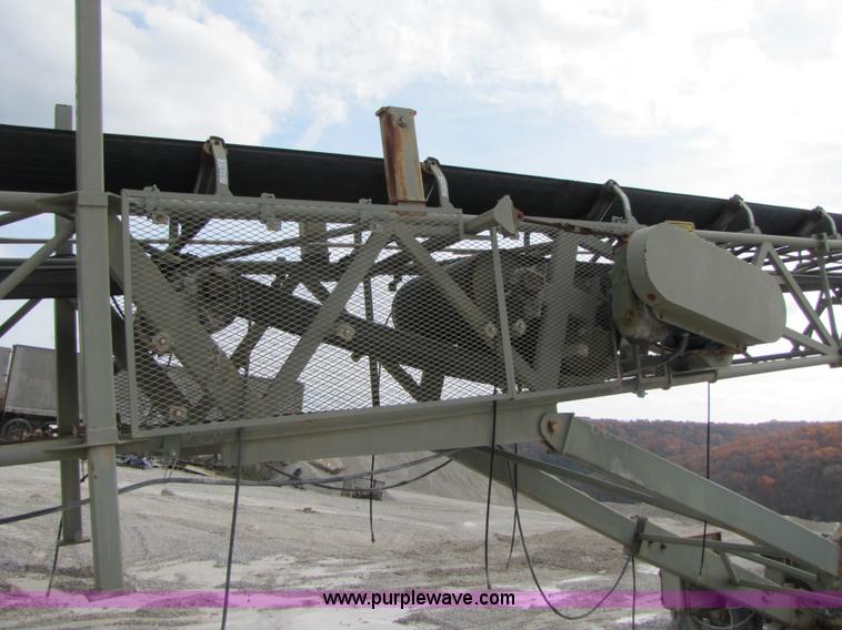 image for item B2036 1995 Marco 30" x 120' portable radial stacking conveyor