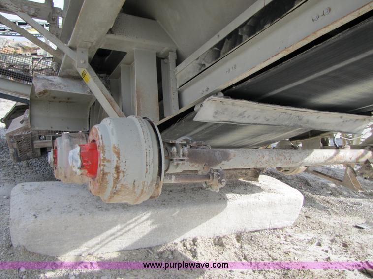 image for item B2037 1995 Cedarapids 8' x 20' vibrator portable three deck incline screening plant