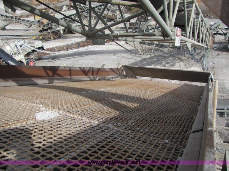 image for item B2037 1995 Cedarapids 8' x 20' vibrator portable three deck incline screening plant