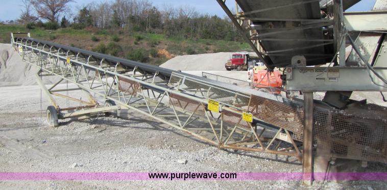 image for item B2038 1995 Marco 30" X 80' portable stacking conveyor