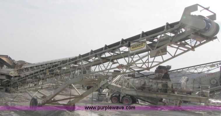 image for item B2038 1995 Marco 30" X 80' portable stacking conveyor