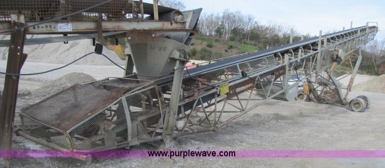 image for item B2040 1995 Marco 30" x 120' portable radial stacking conveyor