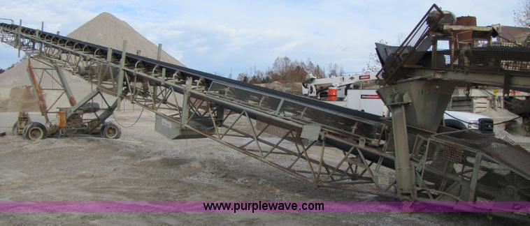 image for item B2040 1995 Marco 30" x 120' portable radial stacking conveyor