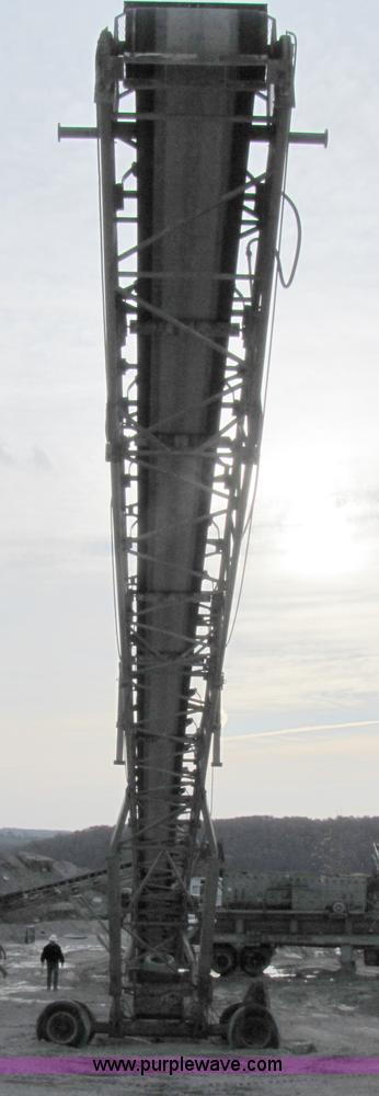 image for item B2040 1995 Marco 30" x 120' portable radial stacking conveyor