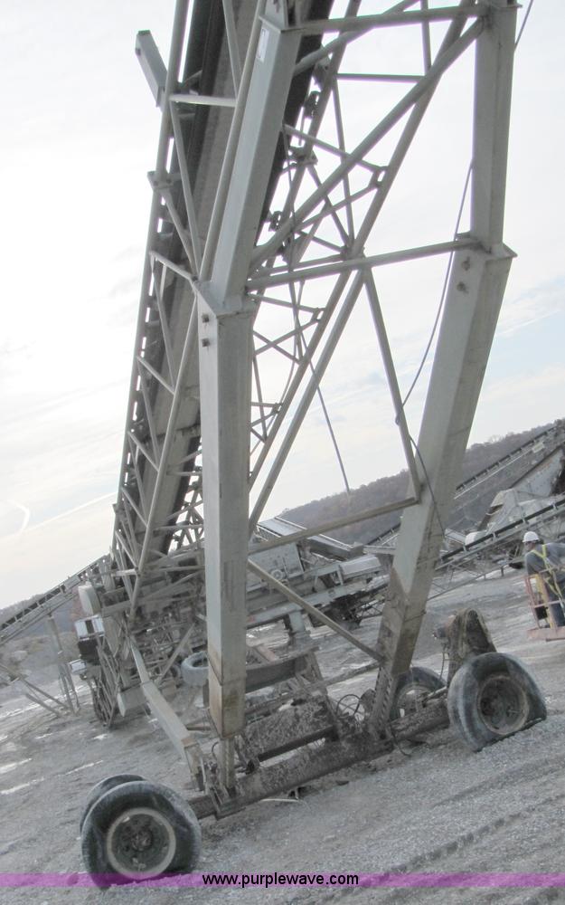 image for item B2040 1995 Marco 30" x 120' portable radial stacking conveyor