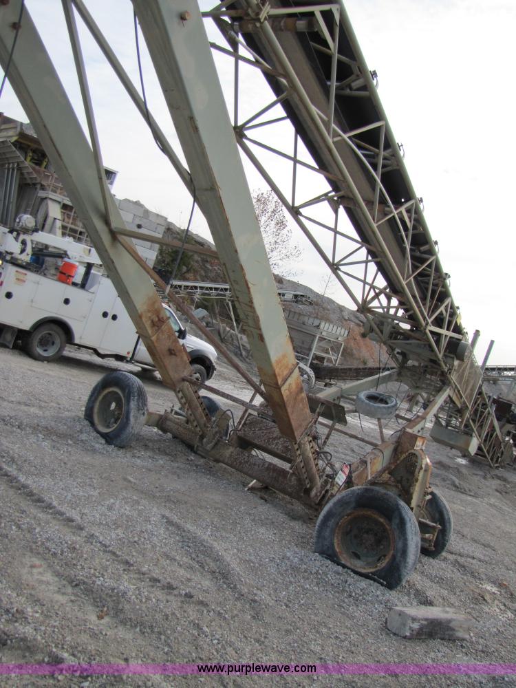 image for item B2040 1995 Marco 30" x 120' portable radial stacking conveyor