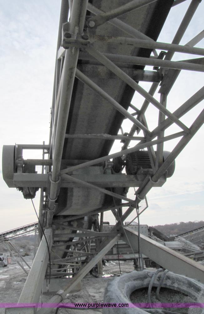 image for item B2040 1995 Marco 30" x 120' portable radial stacking conveyor