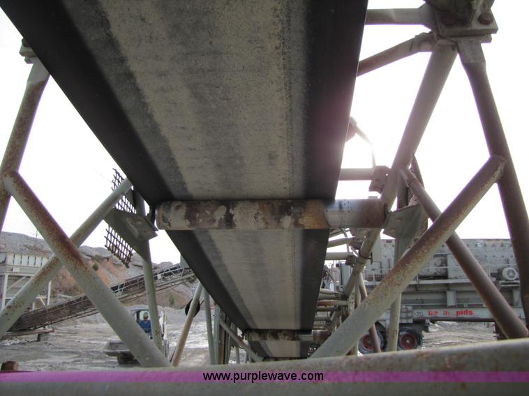 image for item B2040 1995 Marco 30" x 120' portable radial stacking conveyor