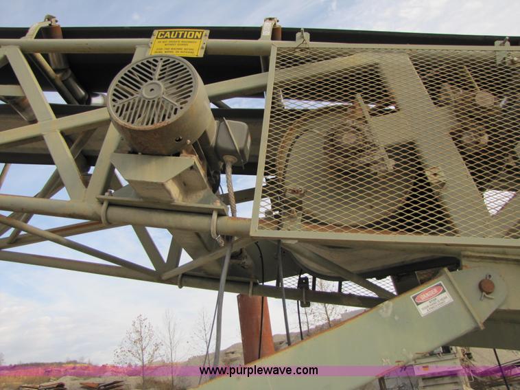 image for item B2040 1995 Marco 30" x 120' portable radial stacking conveyor