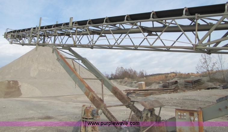 image for item B2040 1995 Marco 30" x 120' portable radial stacking conveyor