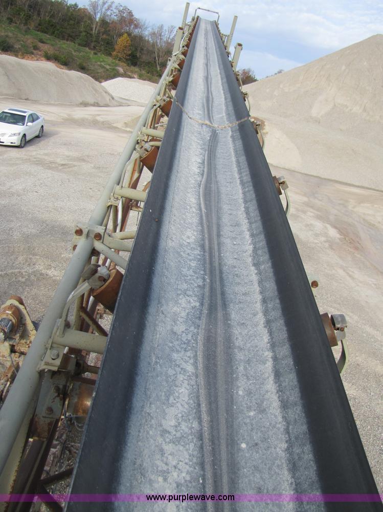 image for item B2040 1995 Marco 30" x 120' portable radial stacking conveyor