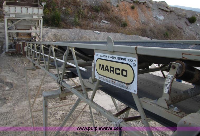 image for item B2042 1995 Marco 42" x 60' stationary conveyor