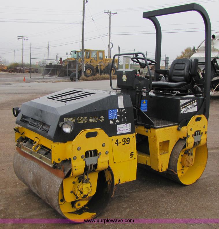 image for item B2051 2000 Bomag BW 120 AD-3 tandem vibratory smooth drum asphalt roller