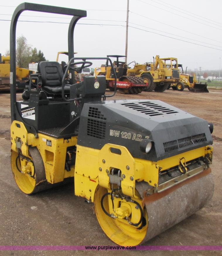 image for item B2051 2000 Bomag BW 120 AD-3 tandem vibratory smooth drum asphalt roller