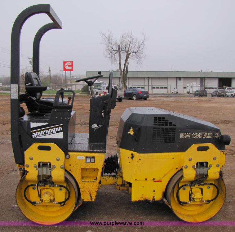 image for item B2051 2000 Bomag BW 120 AD-3 tandem vibratory smooth drum asphalt roller