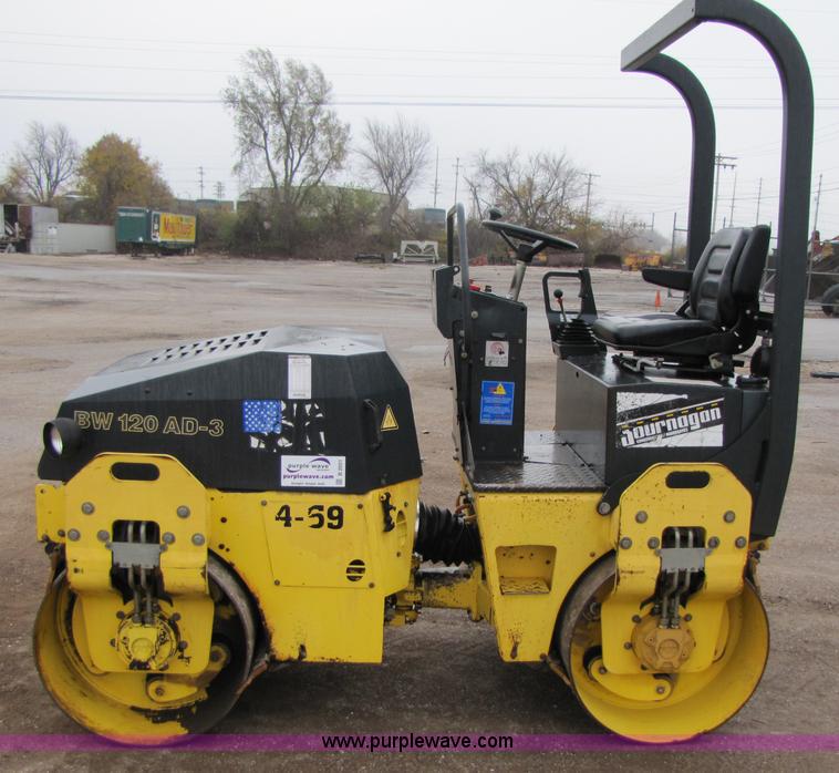 image for item B2051 2000 Bomag BW 120 AD-3 tandem vibratory smooth drum asphalt roller