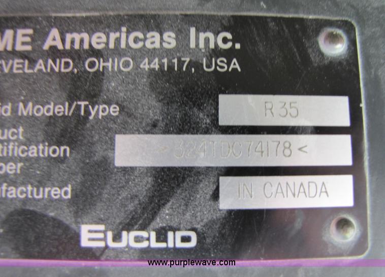 image for item B2056 1993 Euclid R35 off road end dump truck