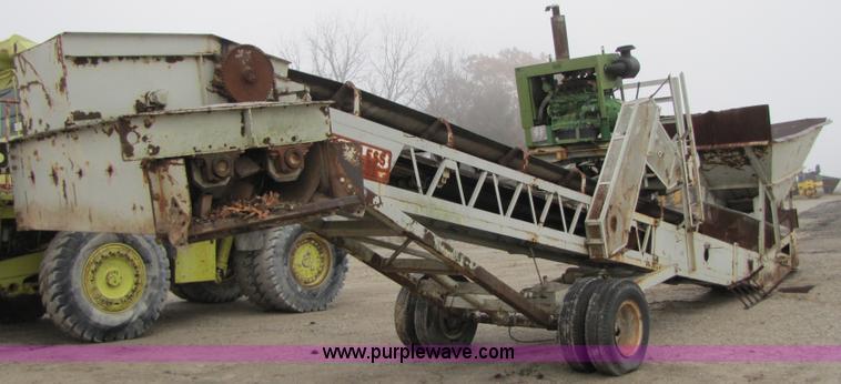 image for item B2058 1992 Peerless 40' portable pug mill