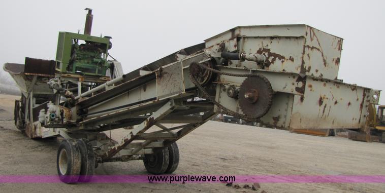 image for item B2058 1992 Peerless 40' portable pug mill