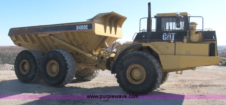image for item B2063 1997 Caterpillar D400E 6x6 articulating dump truck