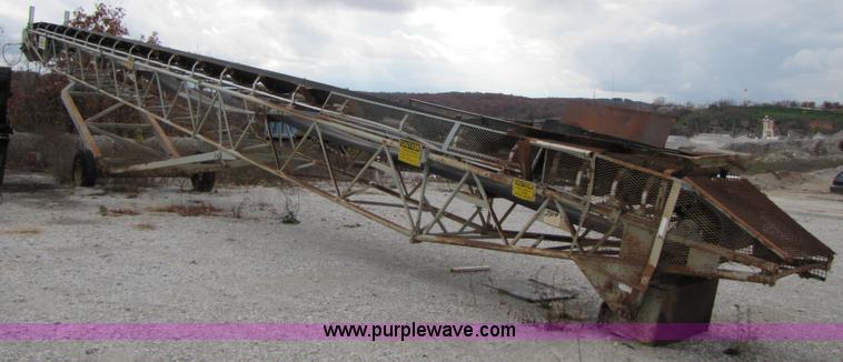 image for item B2070 1995 Marco 30in x 80' portable stacking conveyor