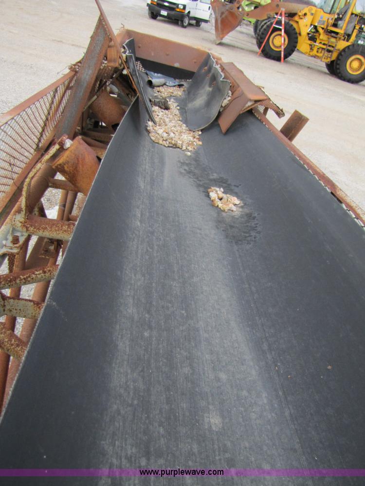 image for item B2070 1995 Marco 30in x 80' portable stacking conveyor