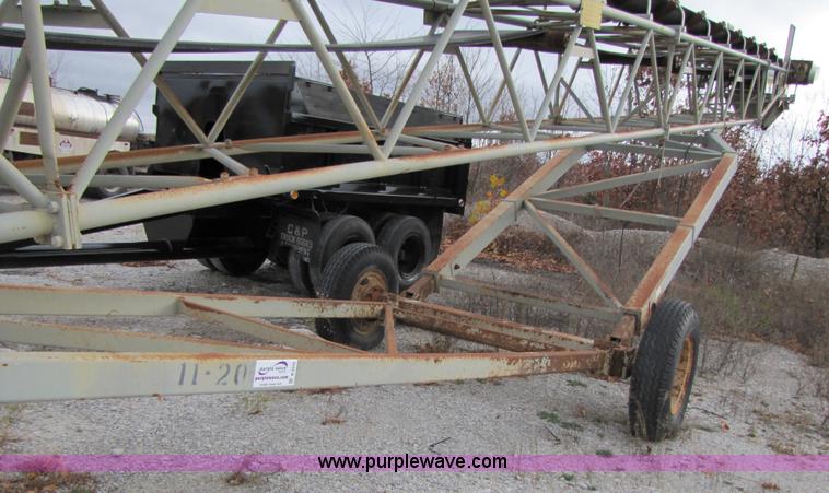 image for item B2070 1995 Marco 30in x 80' portable stacking conveyor