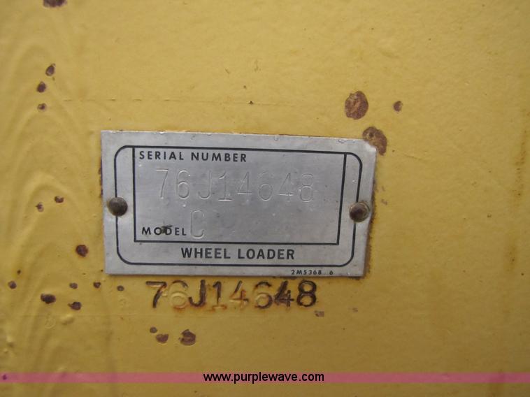 image for item B2072 1979 Caterpillar 966C wheel loader