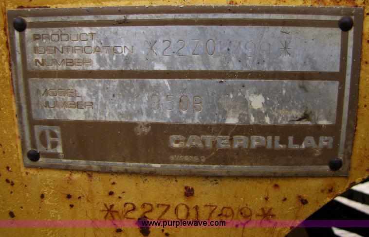 image for item B2091 1985 Caterpillar 950B wheel loader