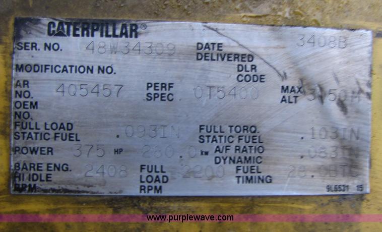 image for item B2093 1992 Caterpillar 988B wheel loader