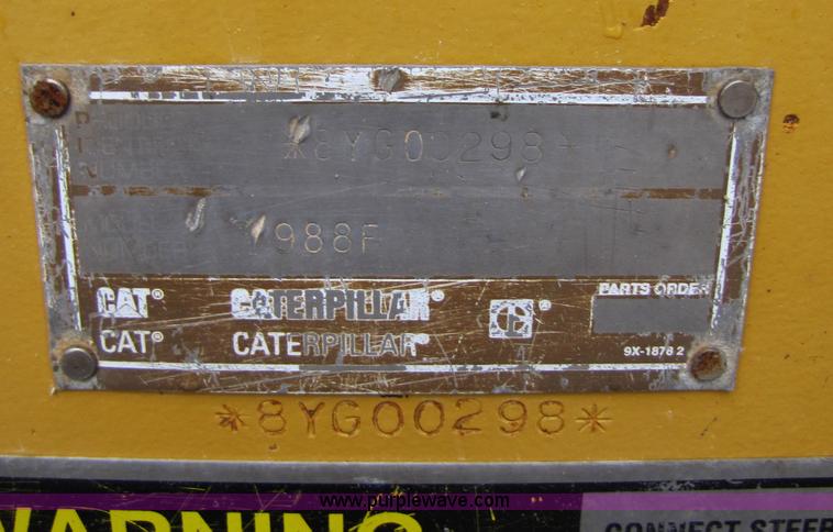 image for item B2094 1994 Caterpillar 988F wheel loader