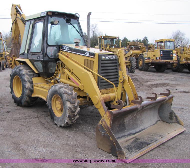 image for item B2100 1993 Caterpillar 416B 4x4 loader backhoe