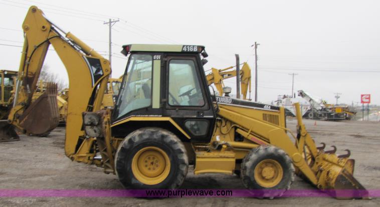 image for item B2100 1993 Caterpillar 416B 4x4 loader backhoe