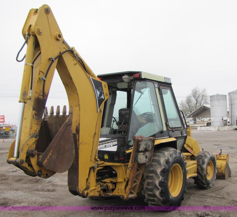 image for item B2100 1993 Caterpillar 416B 4x4 loader backhoe