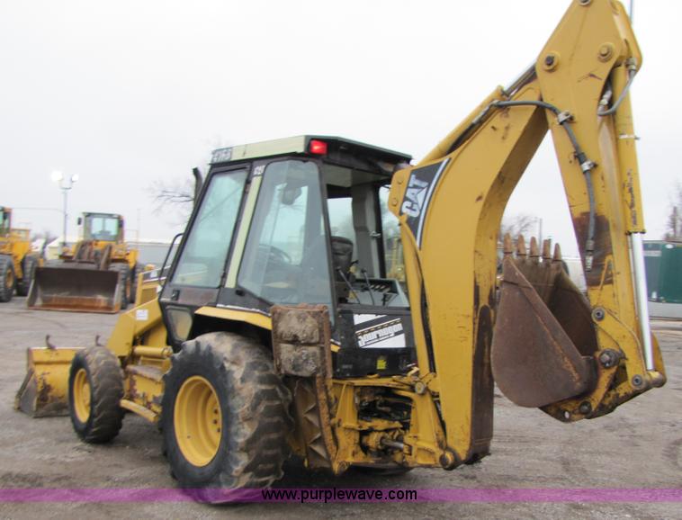 image for item B2100 1993 Caterpillar 416B 4x4 loader backhoe