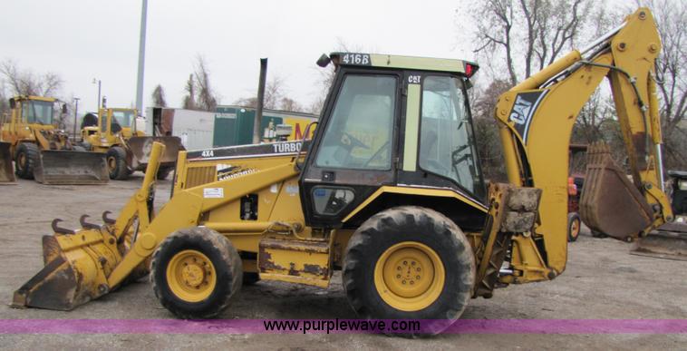image for item B2100 1993 Caterpillar 416B 4x4 loader backhoe