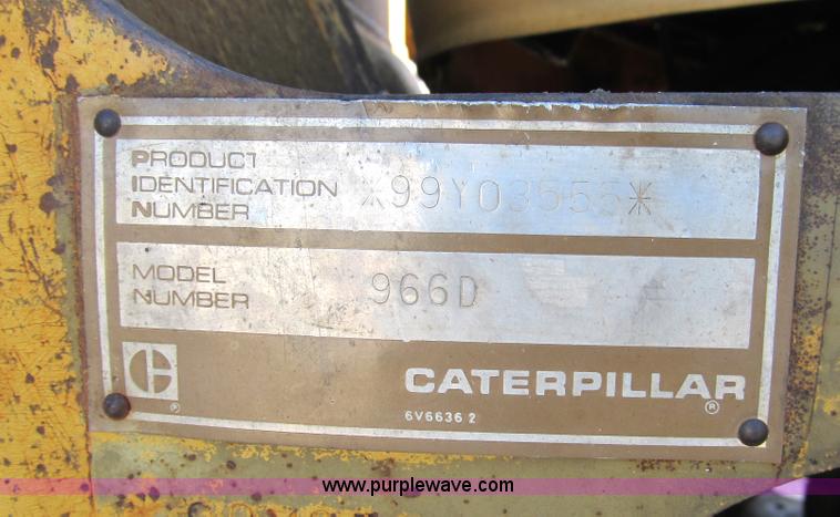 image for item B2116 1985 Caterpillar 966D wheel loader