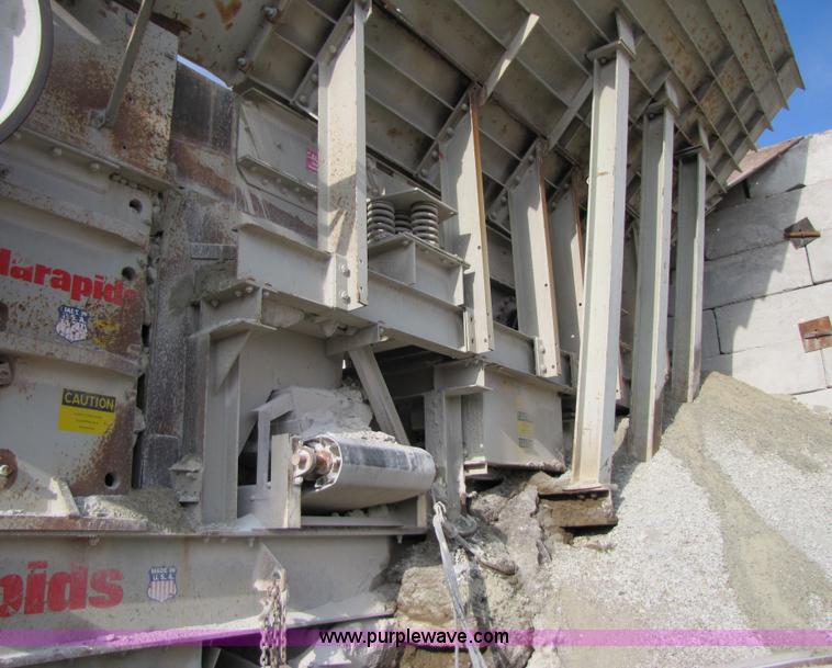 image for item B2137 1995 Cedarapids 3054 portable jaw crusher