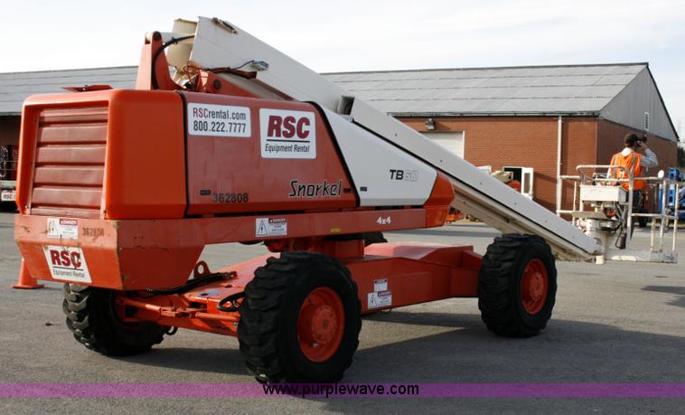 image for item 6063 2000 Snorkel TB-A60RDZ boom lift