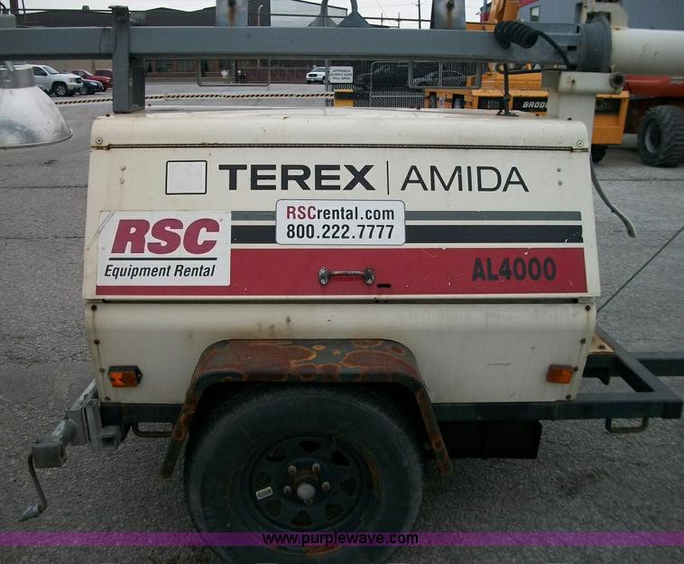 image for item A1721 2005 Amida AL4000 portable light plant