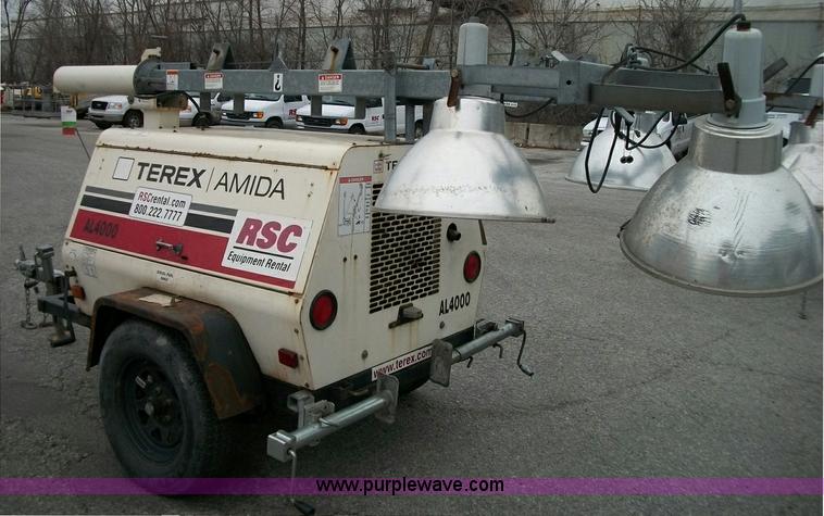 image for item A1721 2005 Amida AL4000 portable light plant