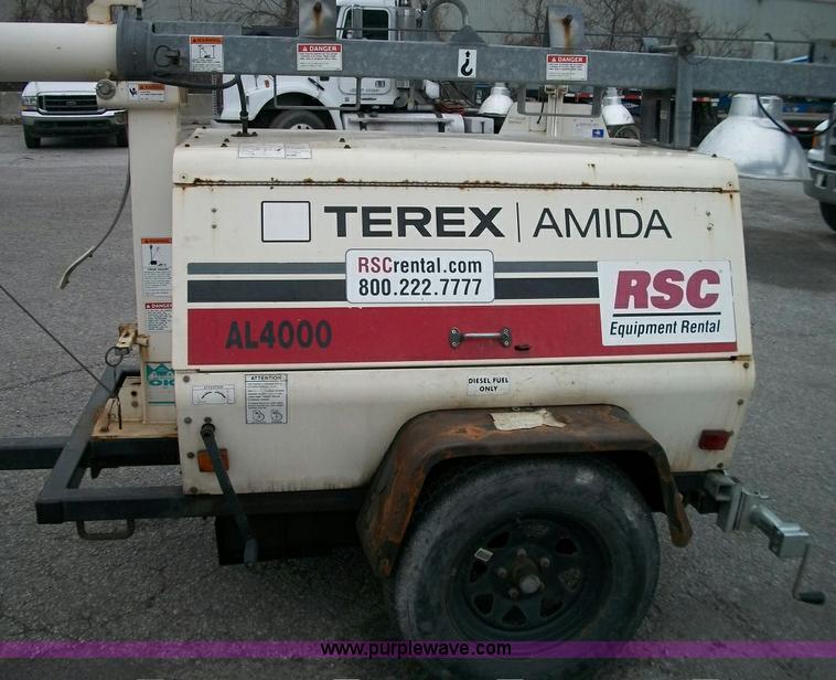 image for item A1721 2005 Amida AL4000 portable light plant