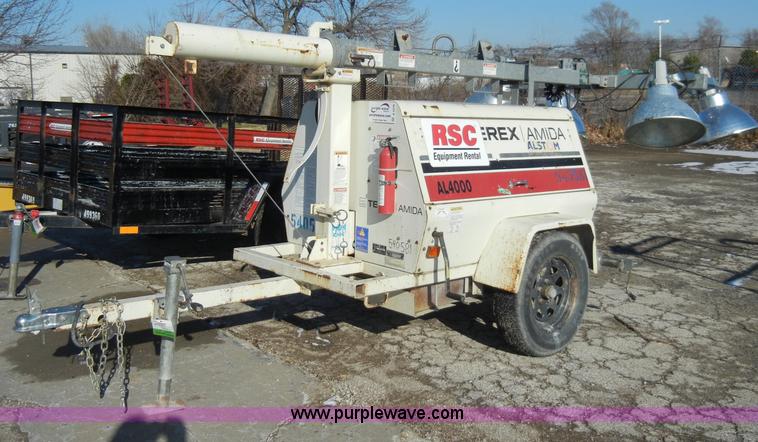 image for item A3370 2005 Terex Amida AL4000 towable light tower