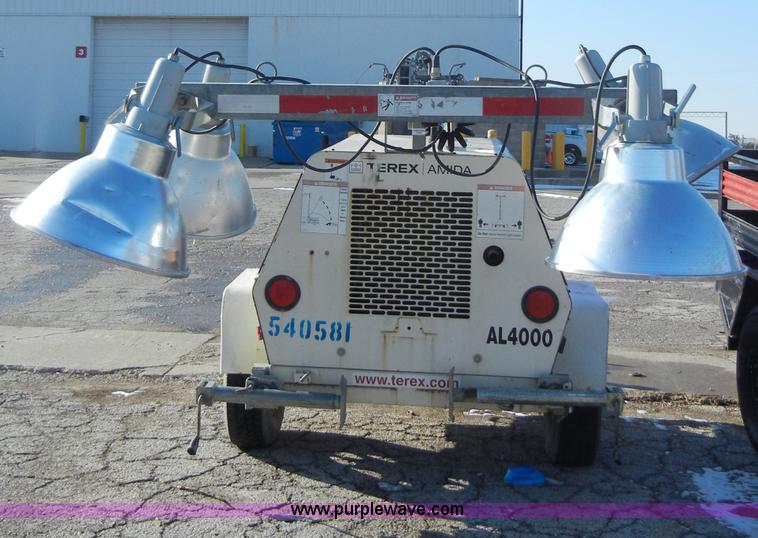 image for item A3370 2005 Terex Amida AL4000 towable light tower