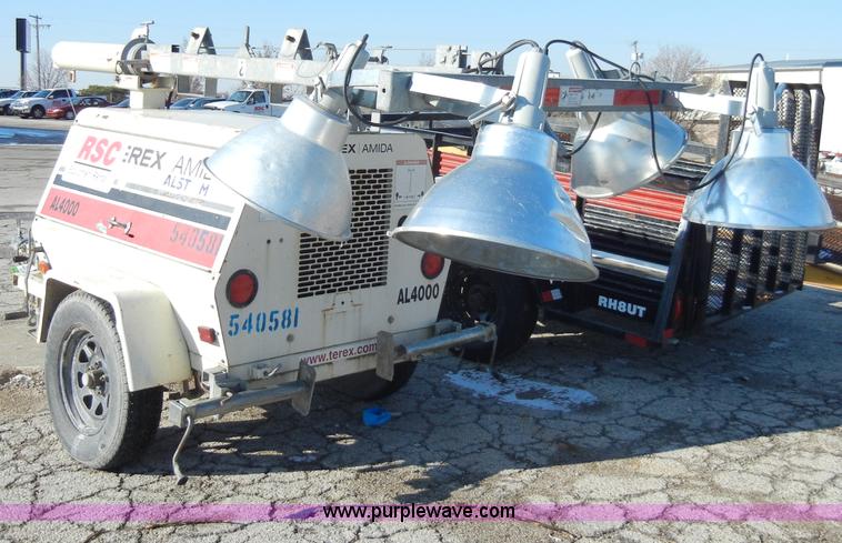 image for item A3370 2005 Terex Amida AL4000 towable light tower